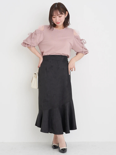 Re-J＆SUPURE(リジェイ＆スプル) |スエードポンチビット付きマーメイドスカート