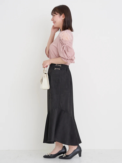 Re-J＆SUPURE(リジェイ＆スプル) |スエードポンチビット付きマーメイドスカート