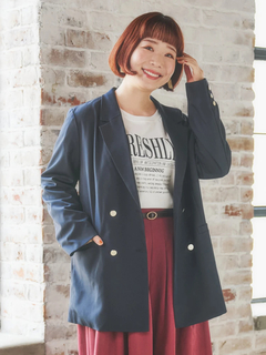 Re-J＆SUPURE(リジェイ＆スプル) |Wテーラードジャケット（無地・チェック柄）