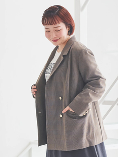 Re-J＆SUPURE(リジェイ＆スプル) |Wテーラードジャケット（無地・チェック柄）