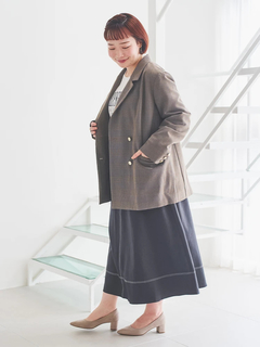 Re-J＆SUPURE(リジェイ＆スプル) |Wテーラードジャケット（無地・チェック柄）