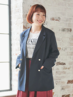 Re-J＆SUPURE(リジェイ＆スプル) |Wテーラードジャケット（無地・チェック柄）