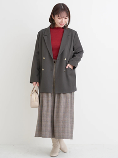 Re-J＆SUPURE(リジェイ＆スプル) |Wテーラードジャケット（無地・チェック柄）