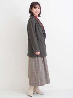 Re-J＆SUPURE(リジェイ＆スプル) |Wテーラードジャケット（無地・チェック柄）