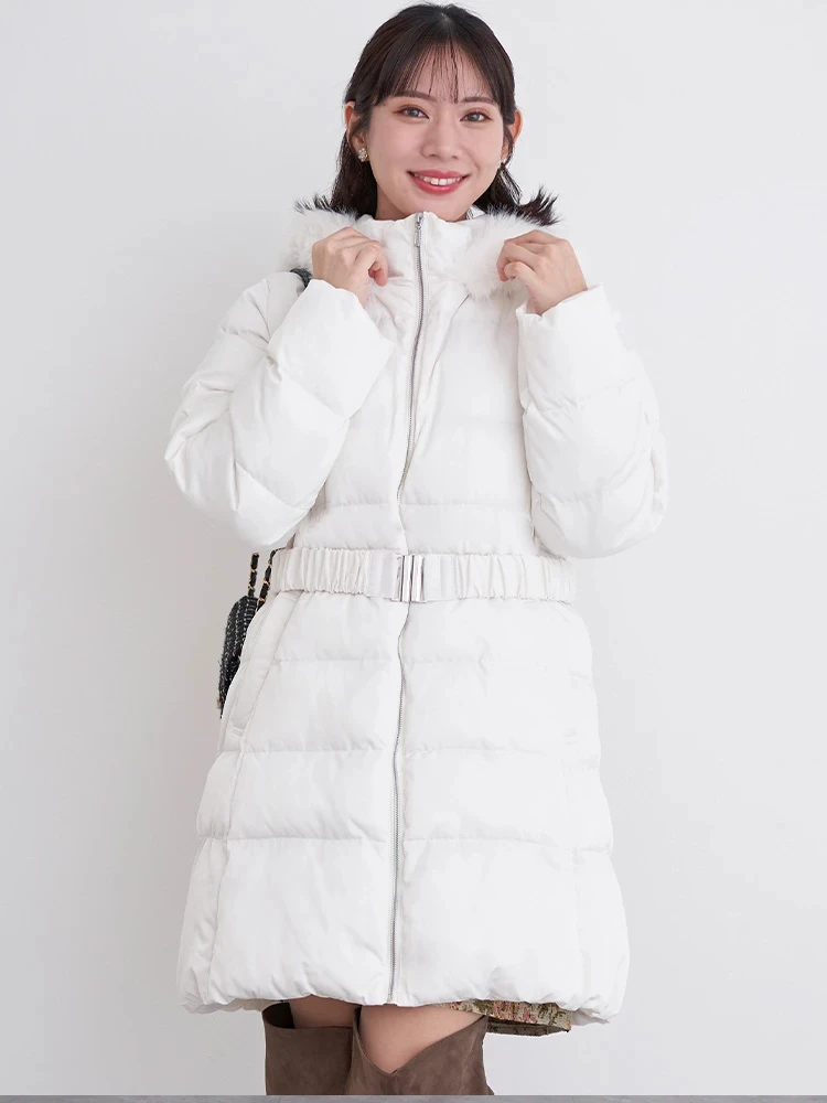 SR 新品 ファー付きロングコート 中綿入りL〜2Lサイズ 【公式通販】