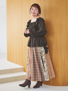 Re-J＆SUPURE(リジェイ＆スプル) |【WEB限定】フリルシャーリングブラウス