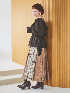 Re-J＆SUPURE(リジェイ＆スプル) |【WEB限定】フリルシャーリングブラウス