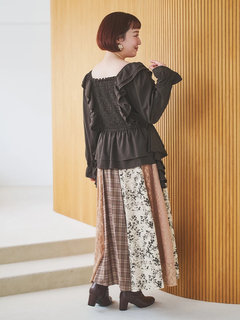 Re-J＆SUPURE(リジェイ＆スプル) |【WEB限定】フリルシャーリングブラウス