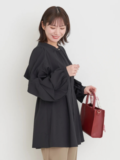 Re-J＆SUPURE(リジェイ＆スプル) |袖フリルチュニックブラウス