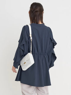 Re-J＆SUPURE(リジェイ＆スプル) |袖フリルチュニックブラウス