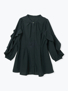 Re-J＆SUPURE(リジェイ＆スプル) |袖フリルチュニックブラウス