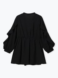 Re-J＆SUPURE(リジェイ＆スプル) |袖フリルチュニックブラウス