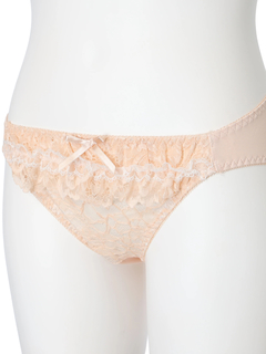 Re-J＆SUPURE(リジェイ＆スプル) |[D85-H95］レーシーフリルソフトワイヤーブラ＆ショーツ(モールドカップ)