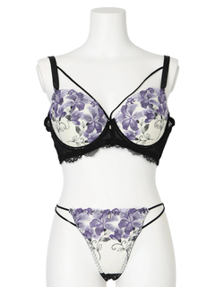 Re-J＆SUPURE(リジェイ＆スプル) |【脇高】[D85-I95］ラグジュアリーブラ＆ショーツ(モールドカップ)