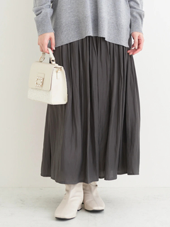Re-J＆SUPURE(リジェイ＆スプル) |サテンギャザースカート