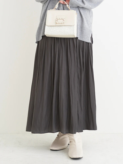 Re-J＆SUPURE(リジェイ＆スプル) |サテンギャザースカート