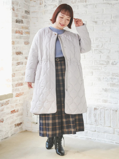 Re-J＆SUPURE(リジェイ＆スプル) |ベルト付きチェック柄タックワイドパンツ