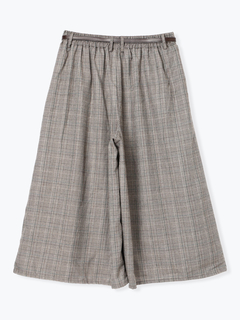 Re-J＆SUPURE(リジェイ＆スプル) |ベルト付きチェック柄タックワイドパンツ