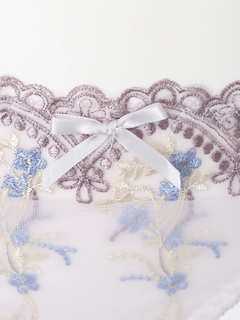 Re-J＆SUPURE(リジェイ＆スプル) |[D85-H95]Re-J&SUPUREオリジナル花刺繍チュールブラ＆ショーツ(バイリーンカップ)