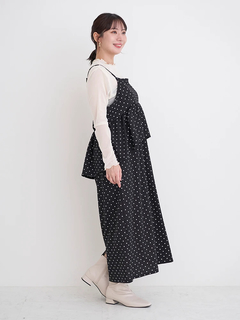 Re-J＆SUPURE(リジェイ＆スプル) |[SET]ビスチェドッキングジャンスカ×シアートップス（無地・ドット柄）