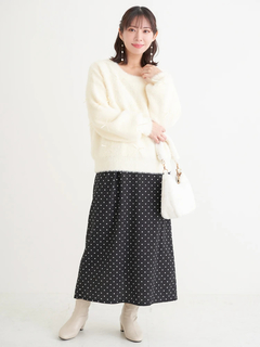 Re-J＆SUPURE(リジェイ＆スプル) |[SET]ビスチェドッキングジャンスカ×シアートップス（無地・ドット柄）