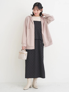 Re-J＆SUPURE(リジェイ＆スプル) |[SET]ビスチェドッキングジャンスカ×シアートップス（無地・ドット柄）