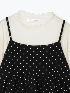 Re-J＆SUPURE(リジェイ＆スプル) |[SET]ビスチェドッキングジャンスカ×シアートップス（無地・ドット柄）