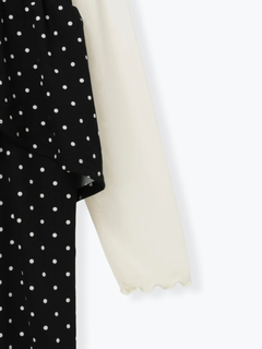 Re-J＆SUPURE(リジェイ＆スプル) |[SET]ビスチェドッキングジャンスカ×シアートップス（無地・ドット柄）