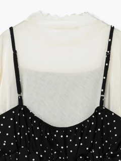 Re-J＆SUPURE(リジェイ＆スプル) |[SET]ビスチェドッキングジャンスカ×シアートップス（無地・ドット柄）