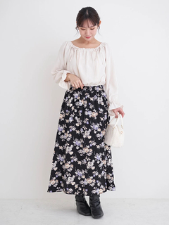 Re-J＆SUPURE(リジェイ＆スプル) |【WEB限定】花柄ドッキングワンピース