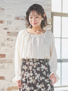 Re-J＆SUPURE(リジェイ＆スプル) |【WEB限定】花柄ドッキングワンピース