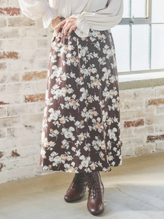 Re-J＆SUPURE(リジェイ＆スプル) |【WEB限定】花柄ドッキングワンピース