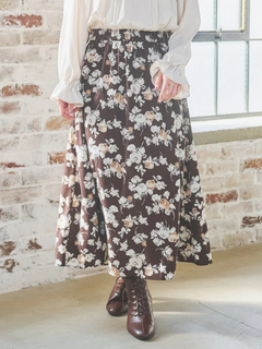 Re-J＆SUPURE(リジェイ＆スプル) |【WEB限定】花柄ドッキングワンピース