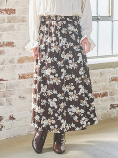 Re-J＆SUPURE(リジェイ＆スプル) |【WEB限定】花柄ドッキングワンピース