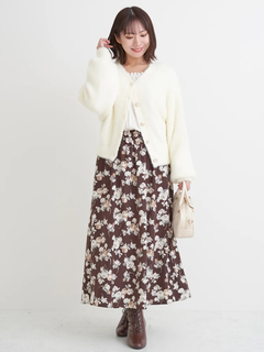 Re-J＆SUPURE(リジェイ＆スプル) |【WEB限定】花柄ドッキングワンピース