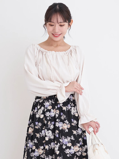 Re-J＆SUPURE(リジェイ＆スプル) |【WEB限定】花柄ドッキングワンピース