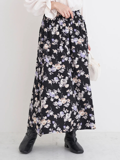 Re-J＆SUPURE(リジェイ＆スプル) |【WEB限定】花柄ドッキングワンピース