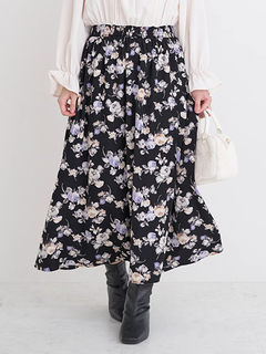 Re-J＆SUPURE(リジェイ＆スプル) |【WEB限定】花柄ドッキングワンピース