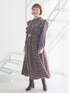 Re-J＆SUPURE(リジェイ＆スプル) |花柄フリルワンピース