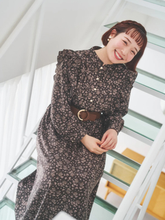 Re-J＆SUPURE(リジェイ＆スプル) |花柄フリルワンピース