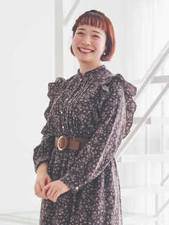 Re-J＆SUPURE(リジェイ＆スプル) |花柄フリルワンピース