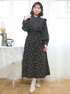 Re-J＆SUPURE(リジェイ＆スプル) |花柄フリルワンピース