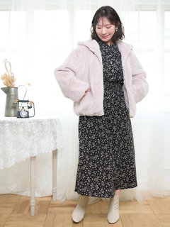 Re-J＆SUPURE(リジェイ＆スプル) |花柄フリルワンピース