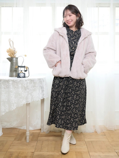 Re-J＆SUPURE(リジェイ＆スプル) |花柄フリルワンピース