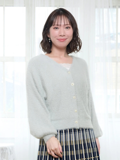 Re-J＆SUPURE(リジェイ＆スプル) |フェザーラメドルマンカーディガン