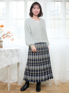 Re-J＆SUPURE(リジェイ＆スプル) |フェザーラメドルマンカーディガン