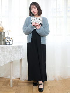 Re-J＆SUPURE(リジェイ＆スプル) |フェザーラメドルマンカーディガン