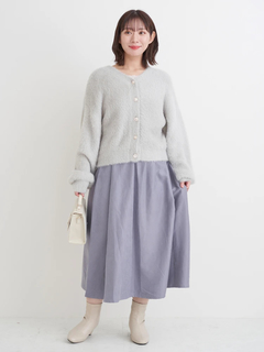 Re-J＆SUPURE(リジェイ＆スプル) |フェザーラメドルマンカーディガン