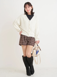 Re-J＆SUPURE(リジェイ＆スプル) |フェザーラメドルマンカーディガン