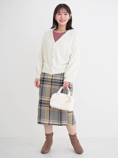 Re-J＆SUPURE(リジェイ＆スプル) |フェザーラメドルマンカーディガン